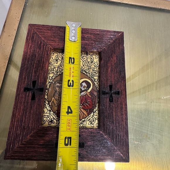 Framed Wood icon of Saint Luke the Evangelist - Picture 7 of 7